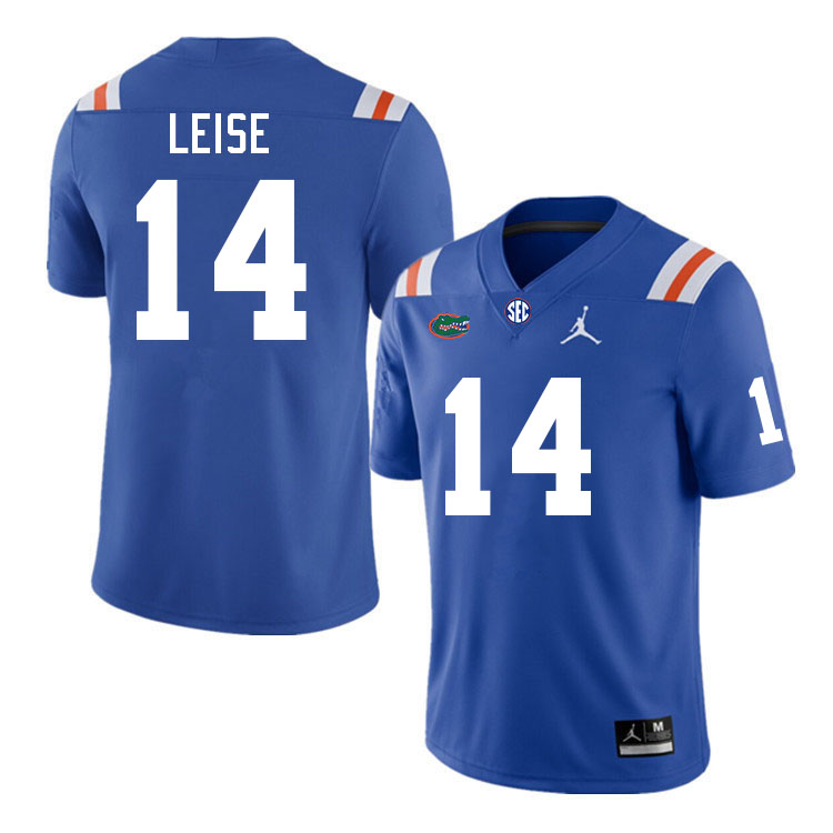 Men #14 Parker Leise Florida Gators College Football Jerseys Stitched-Retro